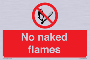 No naked flames